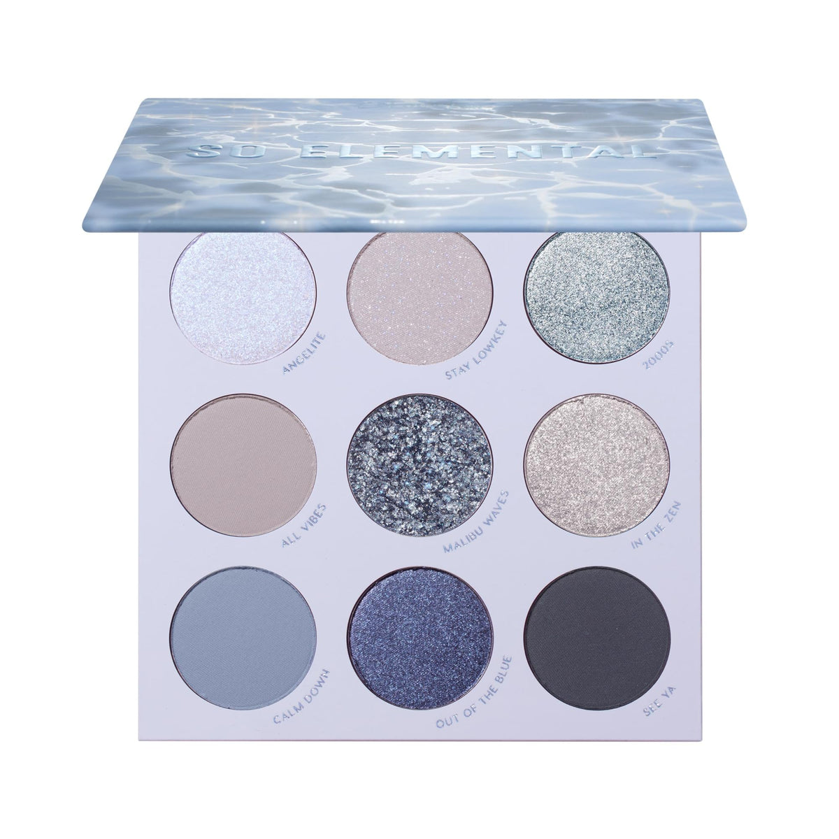 ColourPop Blowin' Smoke Eyeshadow Palette - Silver & Smokey Eye Eyeshadow Palette with Metallic & Matte Finishes - High-Pigment Eye Makeup with Long-Wearing Formula (0.3 oz)