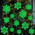 kockuu Christmas Decorations Snowflake Ornament White for Tree Decor Craft