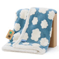 LE SURE Waterproof Dog Blankets for Small Dogs Cute Cozy 3D Jacquard,25x35