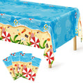 3 Pack Thanksgiving Tablecloths, 108" x 54" Disposable Turkey Table Cloth