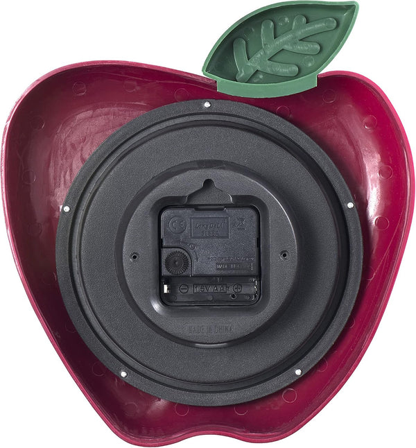 Westclox 10" 3-Dimensional Apple Wall Clock- Model #38038A