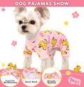 Dog Pajamas for Small Dogs Stretchy Chihuahua Clothes Summer Doggie Onesie Cute Puppy Pjs Girl Boy Pet Clothing Cat Onesie (Duck, Small)