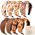 obeoby 8 Pack Halloween Headbands, Halloween Hair Accessories Gifts