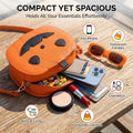 Kingdder 2 Pcs Halloween Pumpkin Purse Woman Jack O Lantern Crossbody Bag