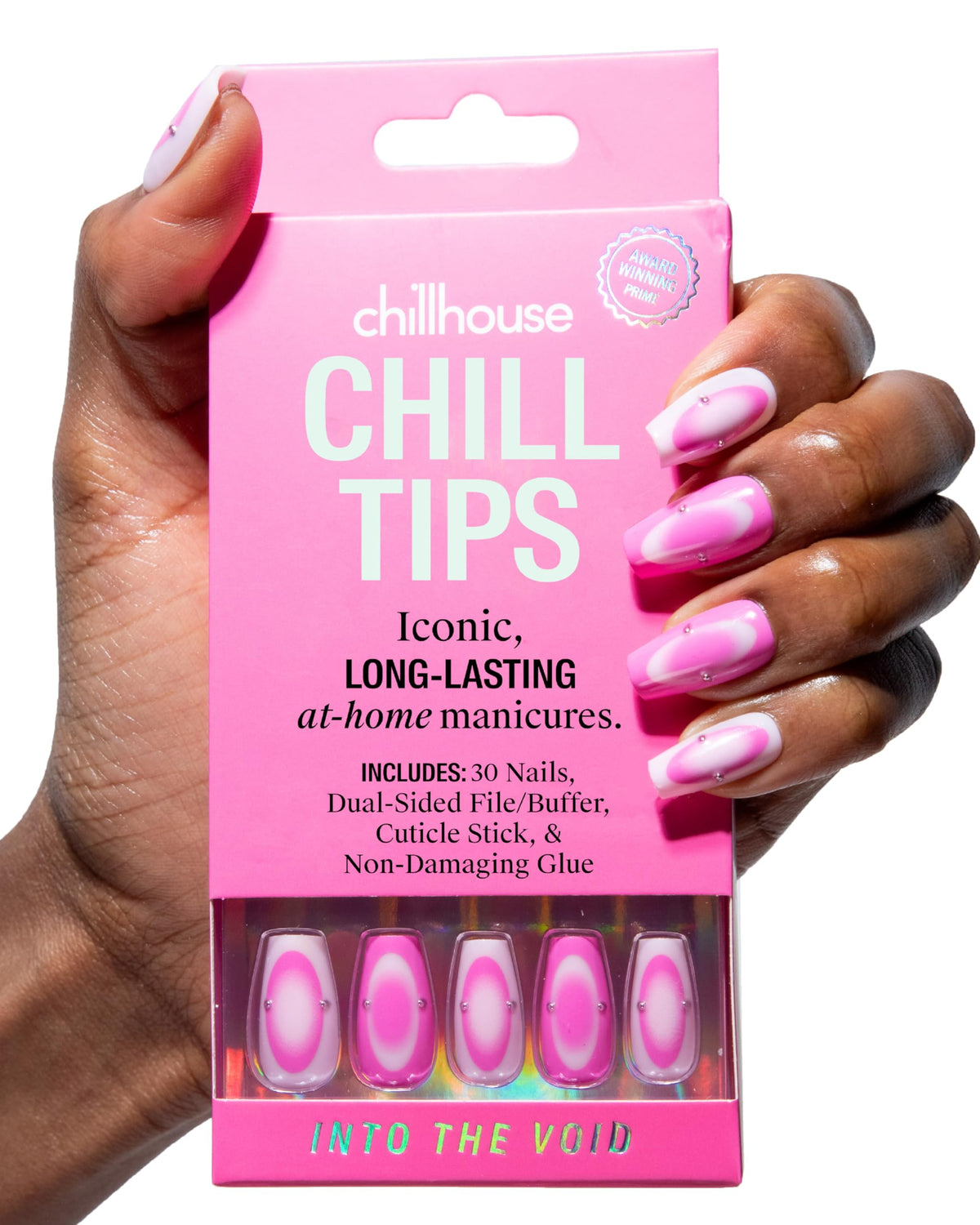 Chillhouse - Chill Tips, Press on Nails Kit - Sea Siren (Almond) - 30 Nail Shapes & Sizes - Up to 2 Weeks of Wear - Customizable Fit - Reusable - Latina Founded & Women Owned - Beauty & Self Care