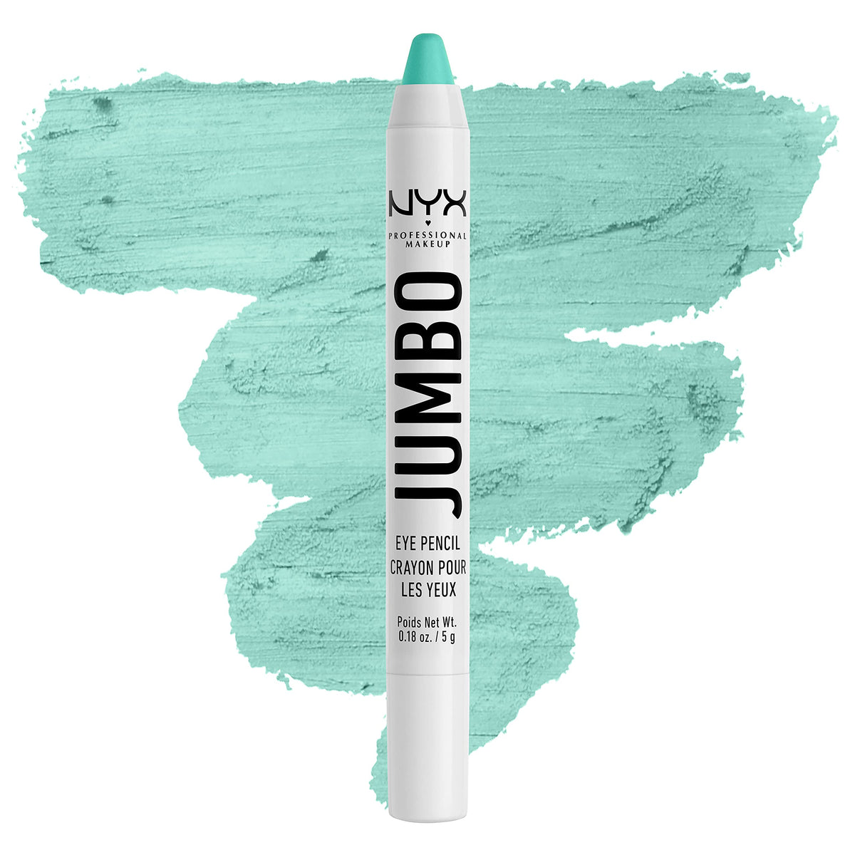 NYX PROFESSIONAL MAKEUP Jumbo Eye Pencil, Blendable Eyeshadow Stick & Eyeliner Pencil - Milk (White)