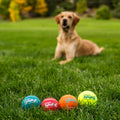 Outward Hound Squeaker Ballz – Squeaky Tennis Balls for Dogs Under 50 lbs, Interactive Dog Toy for Fetch & Training, Medium (2.5"), 4‑Pack