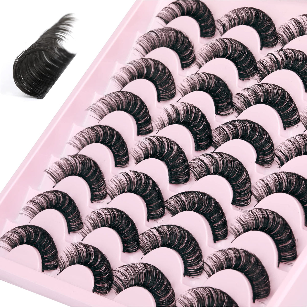 False Eyelashes Applicator Tool Lashes Clip for Beginners Easy to Apply Eyelashes Daily Use Buddy Tool Pinzas para Pestañas (Plum)