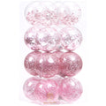 Sea Team 30-Pack Clear Christmas Ball Ornaments with Fillers, Champagne