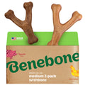 Benebone Wishbone Chew Toy for Aggressive Chewers, Pumpkin Spice, Small