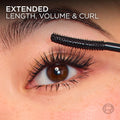 L'Oreal Paris Extensionist Waterproof Mascara, Lengthening, Volumizing, and Curling Formula For a Lash Extension Eye Makeup Look, Waterproof Black