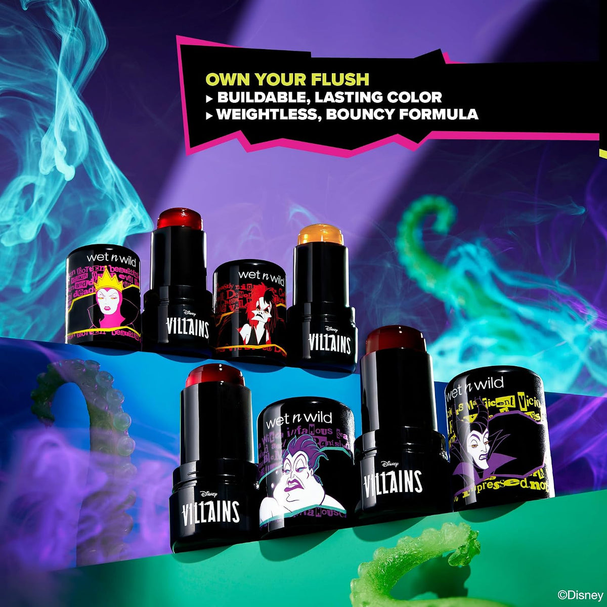 wet n wild Disney Villains Extreme Evil Jelly Blush – Fiery
