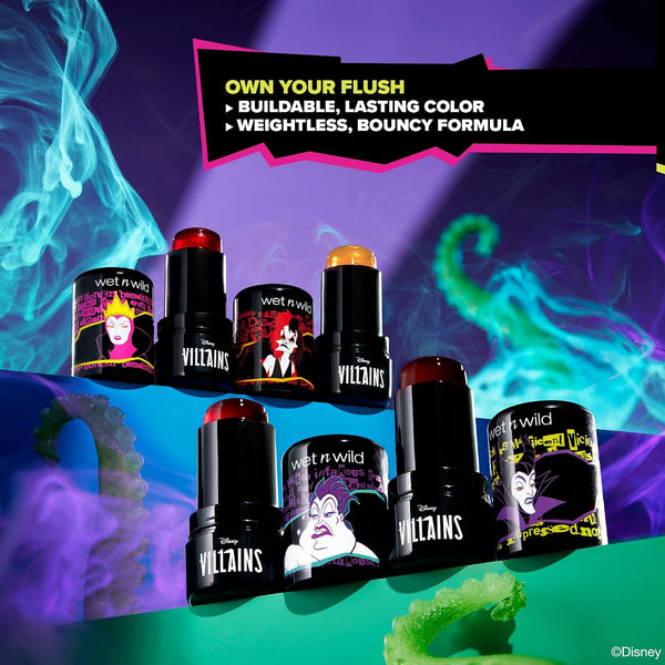 wet n wild Disney Villains Extreme Evil Jelly Blush – Fiery