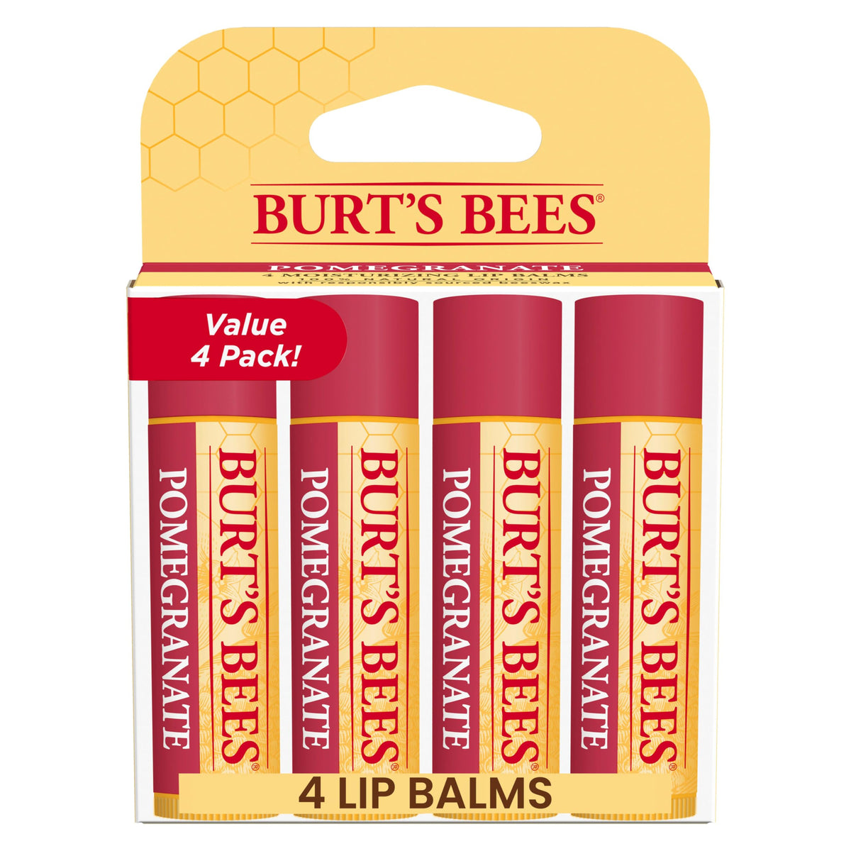 Burt's Bees 100% Natural Moisturizing Lip Balm (Original Beeswax)