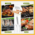 Sieral 4 Pcs Turkey Lifter Forks Meat Claws, Wooden, Classic