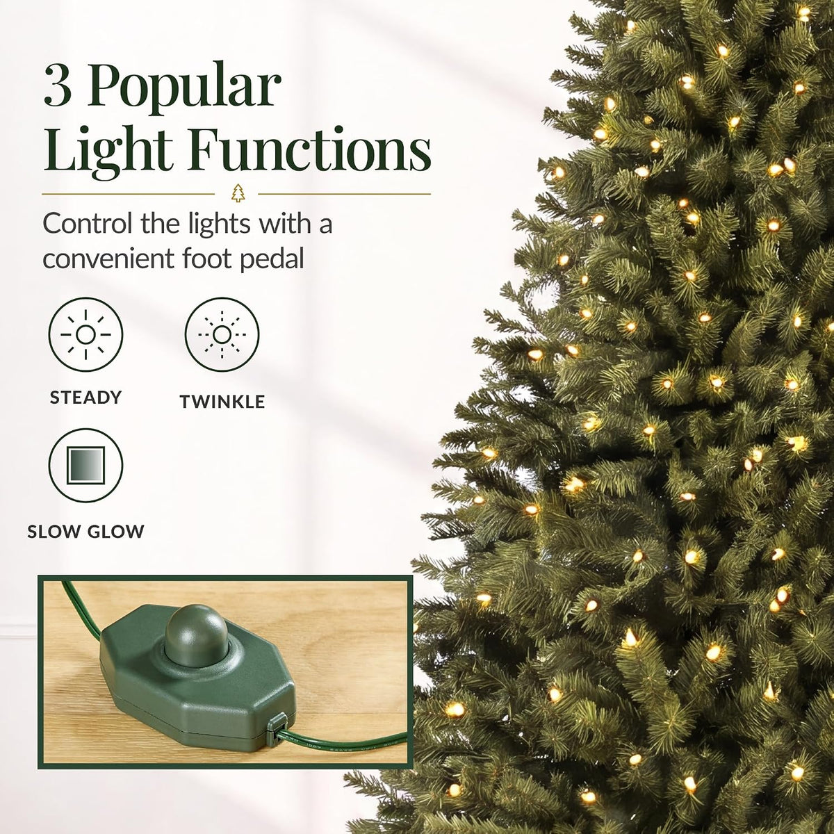 Best Choice Products 15ft Artificial Christmas Tree with LED Twinkling Lights, Pre-Lit Spruce Realistic Holiday Xmas Décor, 1,800 Lights, 5,476 Tips