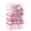 Sea Team 30-Pack Clear Christmas Ball Ornaments with Fillers, Champagne