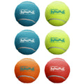 Outward Hound Squeaker Ballz – Squeaky Tennis Balls for Dogs Under 50 lbs, Interactive Dog Toy for Fetch & Training, Medium (2.5"), 4‑Pack