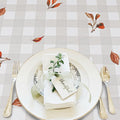 Fall Thanksgiving Tablecloth Waterproof Pumpkin Table Cloths for Autumn Harvest Indoor Outdoor Dining Room Decor-60 * 84" Oval