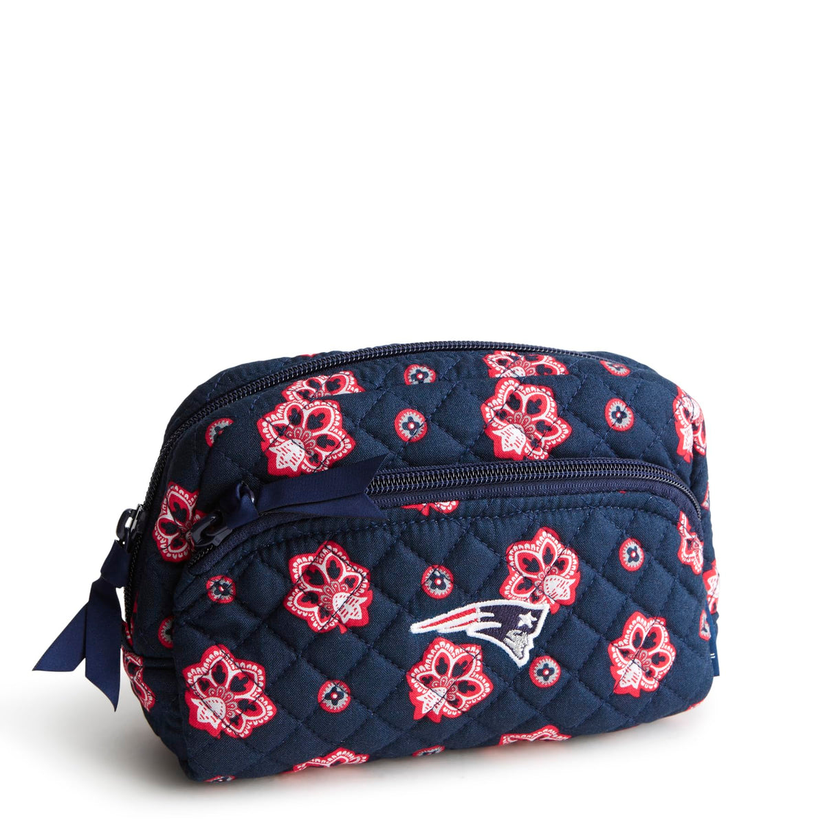 Vera Bradley Women's Cotton Nfl Medium Cosmetic Makeup Organizer Bag (Multiple Teams Available)