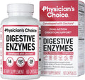 Physician's CHOICE Digestive Enzymes for Bloating & Digestion - Fast-Acting 16 Enzyme Formula with Organic Prebiotics & Probiotics for Gut & Digestive Health - Meal Time Discomfort Relief - 60 CT