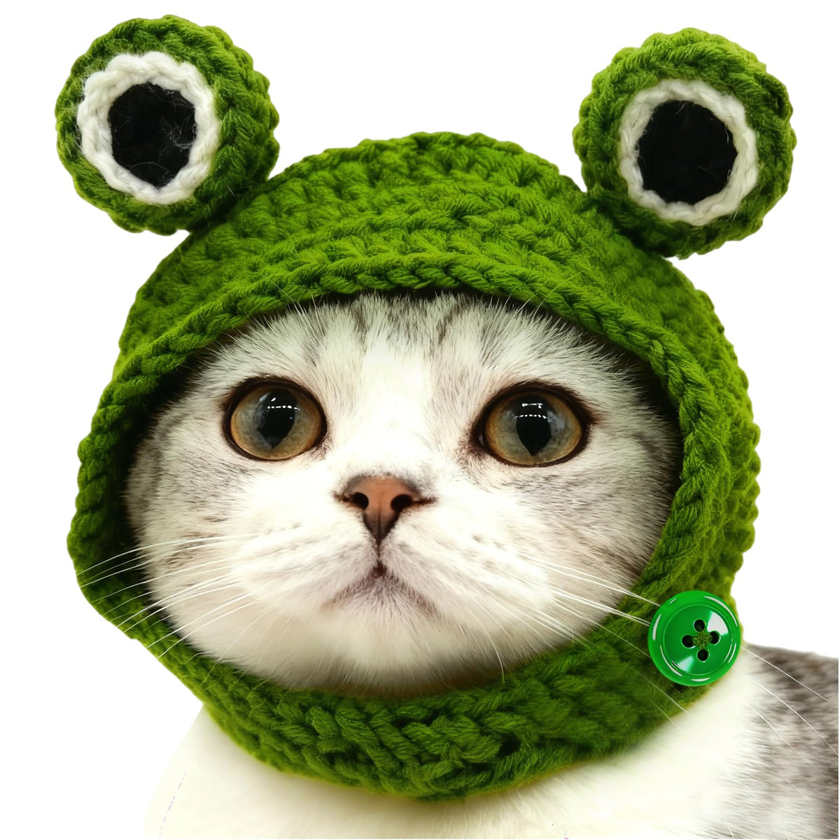 Cute Cat Hats Costume Suitable for 5 to16 lbs - Rabbit Kitten Hat Head Circumference 11" or Less Cat Hats for Cats only Pet Photography Outfits