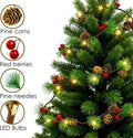 20LED Christmas Pine Cones String Lights Battery Operated