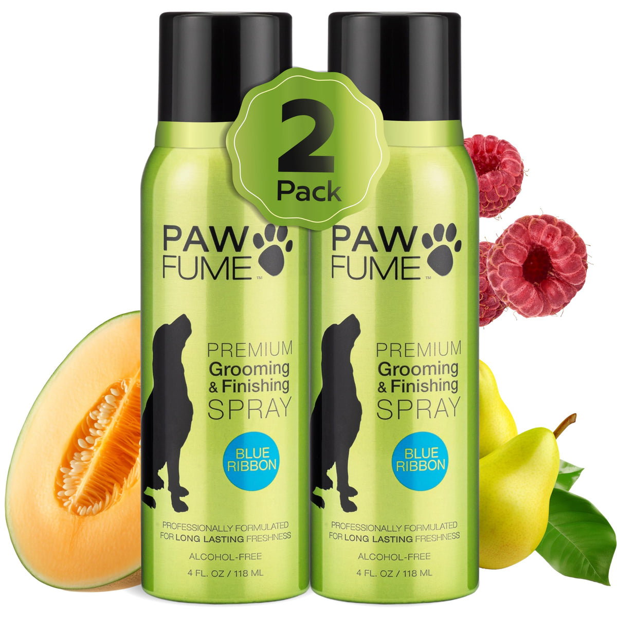 PAWFUME Dog Perfume Spray for Grooming, Blue Ribbon, 1-Pack – Keep Your Pup Fresh All Day – Probiotic, Alcohol-Free, Detangling & Moisturizing – Salon-Quality Dog Spray Deodorizer Perfume