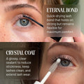 Lilac St - Eternal Bond (Black) Lash Glue & Lash Crystal Coat - Long Lasting & Fast Drying Lash Glue - Sealant for Extended Lash Wear, Reduce Stickiness & Keeps Lashes Clean - Waterproof, Vegan