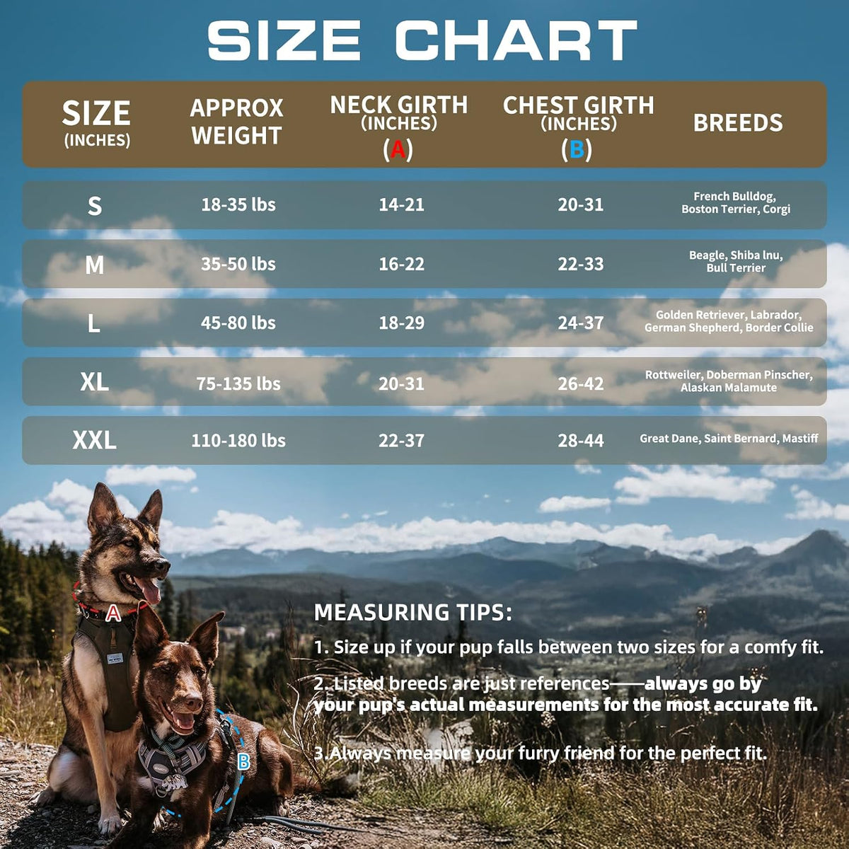 Auroth Tactical Dog Harness for Large Dogs No Pull Adjustable Pet Harness Reflective K9 Working Training Easy Control Pet Vest Military Service Dog Harnesses Army Yellow L