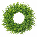 36in Large Pre-Lit Christmas Wreath with Bow, Artificial Greenery