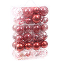 Sea Team 30-Pack Clear Christmas Ball Ornaments with Fillers, Champagne