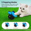 Potaroma 2 Pcs Flapping Butterfly Interactive Cat Toys with Catnip