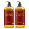 Majestic Pure Firming Body Massage Oil- Helps Smooth the Appearance of Cellulite & Improve Skin Texture- Natural Oils with Collagen- Refreshing Aromatherapy Body Oil for Legs & Full Body - 8 fl oz
