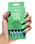 Chillhouse - Chill Tips, Press on Nails Kit - Sea Siren (Almond) - 30 Nail Shapes & Sizes - Up to 2 Weeks of Wear - Customizable Fit - Reusable - Latina Founded & Women Owned - Beauty & Self Care