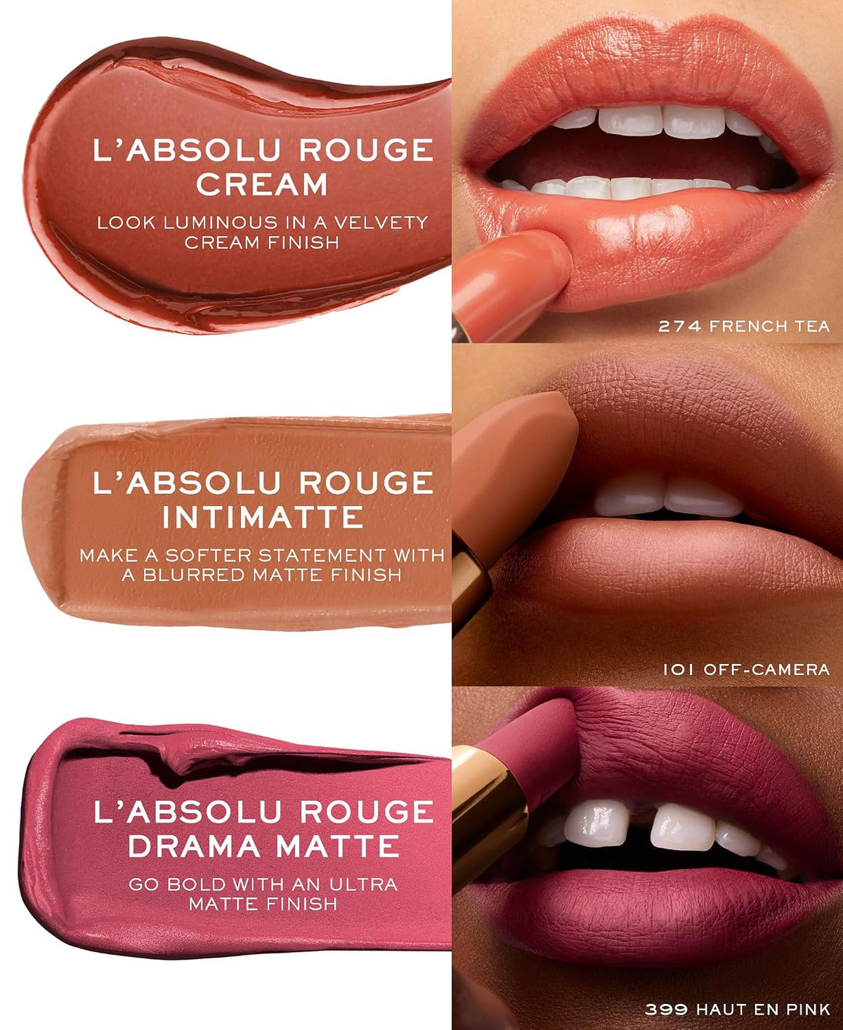 Lancôme L'Absolu Rouge Hydrating Cream Lipstick - Smudge-Resistant
