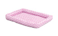MidWest Homes for Pets QuietTime Dog Bed - White Fleece Bolster, Ultra-Soft and Machine Washable, Fits 42-Inch Crates and Carriers, for Large Breed Dogs