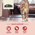 ACANA Dry Cat Food for Indoor Cats Indoor Entrée Chicken Turkey, 10lb Bag | Includes Probiotics, Digestive Health, Weight Management, Free-Run Poultry, World's Finest Ingredients