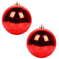 Extra Mercury Hanging Shatterproof Tree Ball Christmas Ornaments(Gold, 4 inch/4 Pcs)