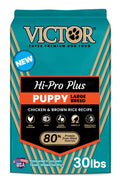 VICTOR Super Premium Dog Food – Hi-Pro Plus Dry Kibble – High Protein Dog Food with 30% Protein – Beef, Chicken, Pork, Fish Meals, Gluten Free - for High Energy and Active Dogs & Puppies, 40lbs