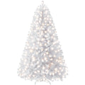 Yaheetech 6ft Pre-lit Christmas Tree with 300 Warm White Lights, Green