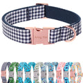 ARING PET Fall Dog Collar-Cotton Maple Leaves Dog Collar for Small Dogs, Adjustable Lightweight Dog Collars with Quick Release Buckle for Small Medium Large Dogs