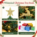 Small Mini Christmas Tree with Lights, 2 Ft Little Table Top Christmas Tree