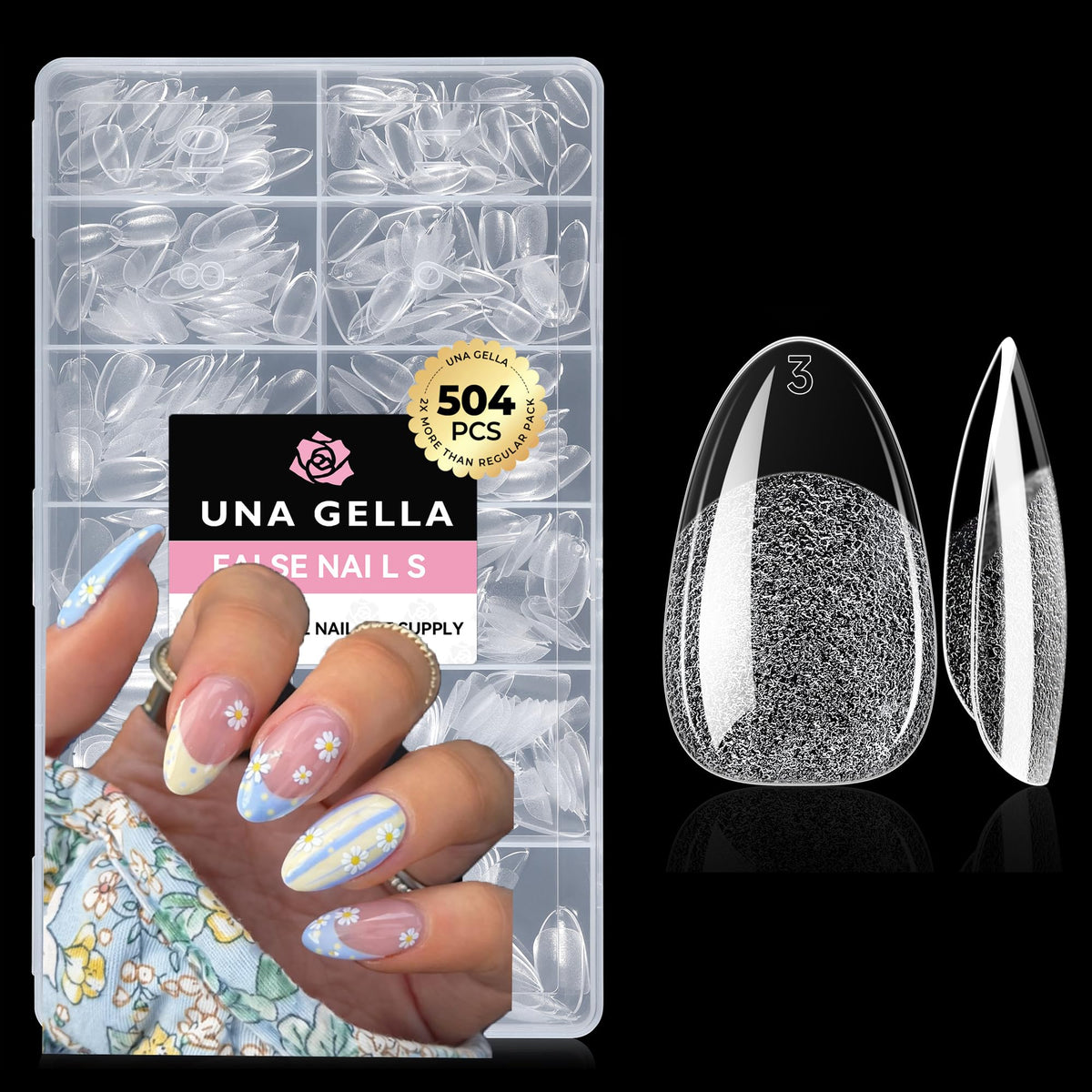 UNA GELLA Nail Glue Strong Gel No U V, 15g*2pcs Nail Glue for Press Ons No Lamp Needed, Quick Dry Semi Solid Nail G LUE, Super Strong Gel glue for Nails Long Lasting Extension DIY Kit