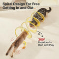 Potaroma Spiral Tunnel Cat Toy, Self Play Collapsible Spring Kitten Tunnel