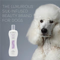 BioSilk Silk Therapy Whitening Dog Shampoo, Brightening Pet Shampoo with Silk Protein for White and Light Colored Coats, Enhances Shine and Softness, pH Balanced Dog Wash, 12 Fl Oz