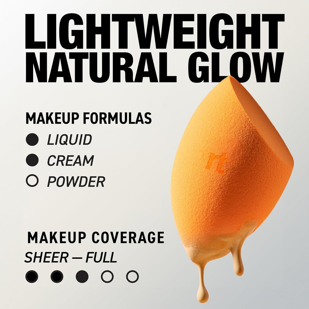 Real Techniques Miracle Complexion Sponge, 4 Pack, For Applying Liquid & Cream Foundation, Skin Tint & Concealer, Makeup Blending Sponge, Natural Finish, Latex-Free & Cruelty-Free