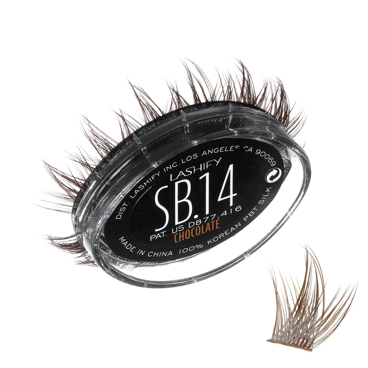 Lashify Star Burst 16mm Gossamer DIY Eyelash Extensions Refill, The Ultimate Multi-Length Multi Layered Lash, Black, Easy False Lashes