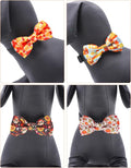 PET SHOW 10 Pack Fall Dog Bowties for Large Dogs Sliding on Collar