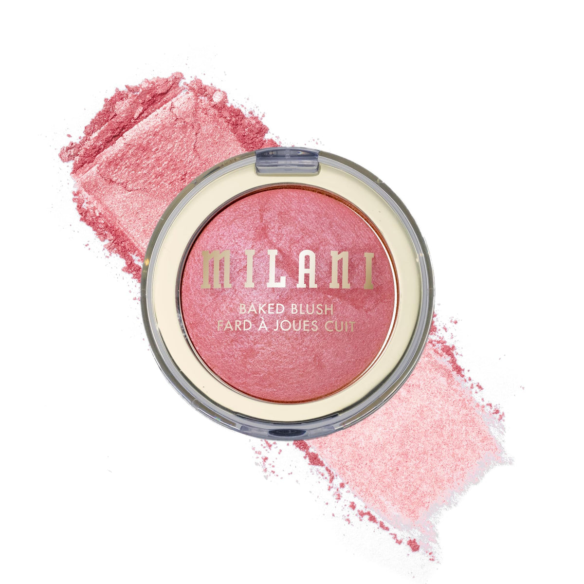 Milani Baked Blush, Updated Powder Blush for Cheeks, Cruelty Free Makeup - Shape, Contour & Highlight Face for a Shimmery or Matte Finish - Luminoso